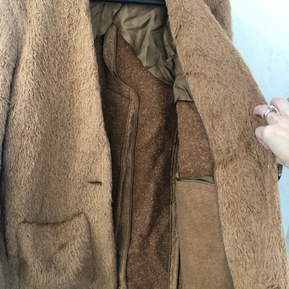 $1095 Helmut Lang boxy shaggy wool coat - Picture 9 of 11